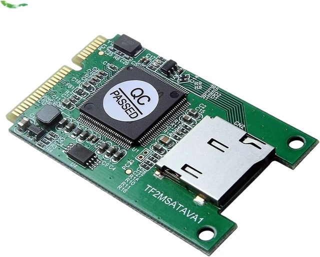 Alt view image 3 of 4 - SD TF Card to mSATA SSD Adapter mSATA PCI e SSD to TF Card Converter for PC Computer Laptop