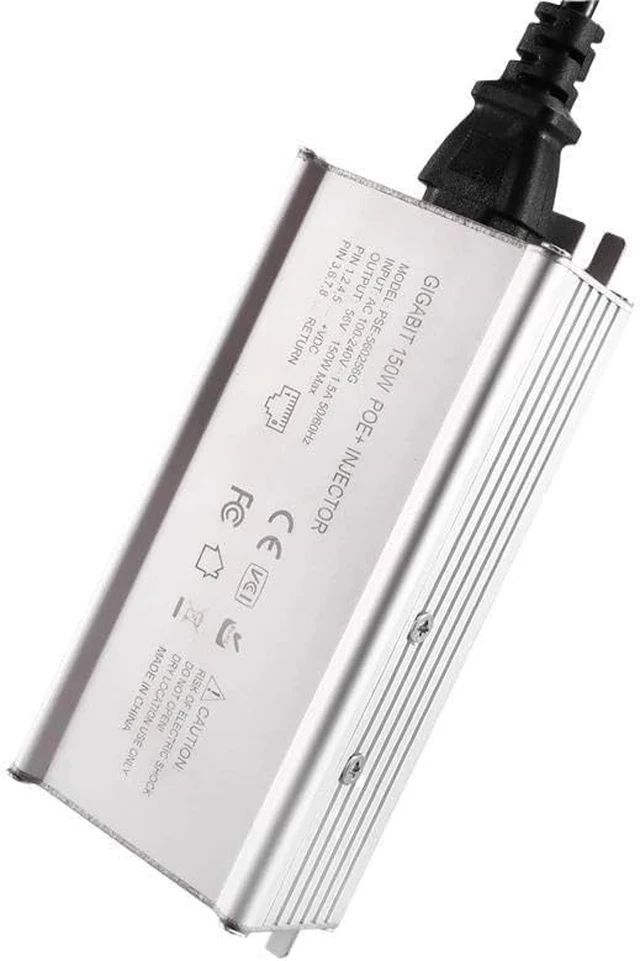 Alt view image 3 of 6 - Gen2/Gen3 150W PoE 110-240Vac Input 48-56Vdc Network Speed 100/1000/2500M