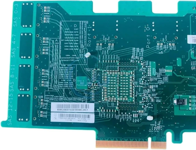 Alt view image 4 of 4 - for HBA Cards SAS2008 SAS2308 for Expander Cards 16 Port 6GBps