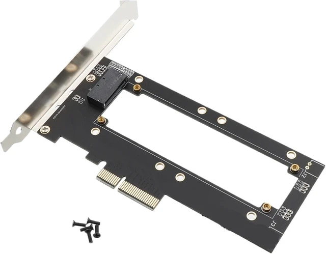 Alt view image 2 of 2 - Maximize Your SSD Potential: Riser Adapter Card PCI Express EDSFF PCI-e 4.0 3.0 x4 SSD Card