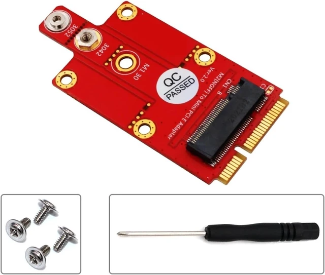 Alt view image 2 of 2 - M.2 NGFF Key B to Key B Adapter Test Protection Card Support 2230/2242/2260/2280 Support Key B Bus SSD and 3G/4G LTE Module