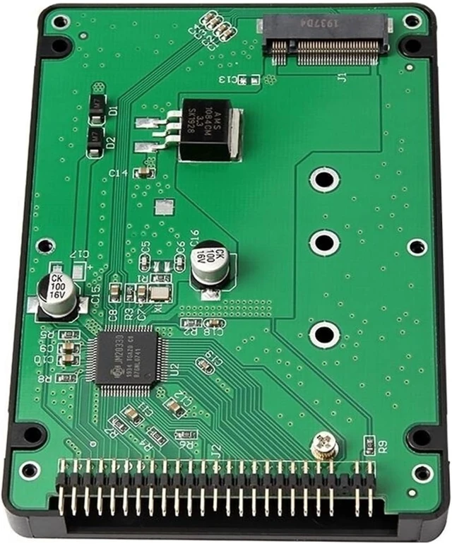 Alt view image 2 of 3 - M2 IDE Adapter 44 Pin M.2 NGFF SSD to 2.5 IDE SSD Converter Adapter Card Adaptor Convertor B+M Key