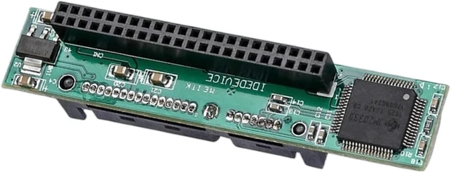 Alt view image 2 of 3 - 2.5in to IDE SSD Adapter Card Hard Drive Converter Card 7+15-Pin Female to 44-Pin Male Hot Swap Support ATA 66/100/133