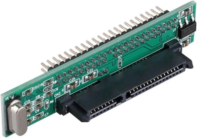 Alt view image 3 of 3 - 2.5in to IDE SSD Adapter Card Hard Drive Converter Card 7+15-Pin Female to 44-Pin Male Hot Swap Support ATA 66/100/133
