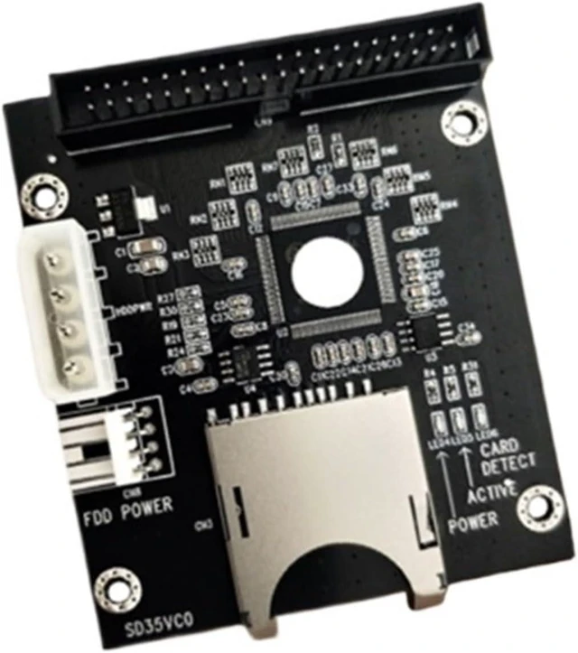 Main image of SD to IDE 3.5 Inch 40Pin Male IDE Adapter Card 40Pin Male Adapter DOS/Linux/Windows 98/XP/Vista/NT
