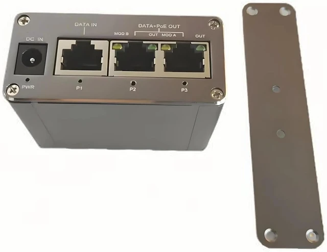 Alt view image 4 of 6 - 30W gigabit PoE Injector|24V Or 48V Passive PoE