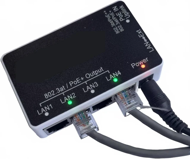 Alt view image 4 of 6 - PoE++ 90watt 5 Port Gigabit PoE Switch PoE Extender Repeater 802.3bt