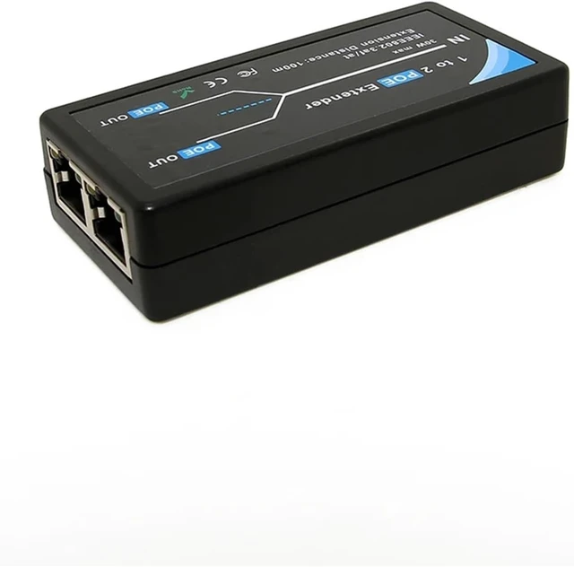Alt view image 4 of 4 - 1 PCS 2-Port POE Extender, 100Mbps, can Extend the Range by 100 Meters