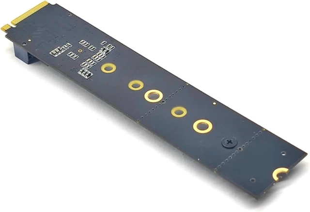 Alt view image 3 of 5 - NVME to M.2 SSD Adapter M Key to B+M Key SSD M2 Adapter Convert Card Riser JMB582 Chip for 2230 2242 2260 2280 M.2 SSD