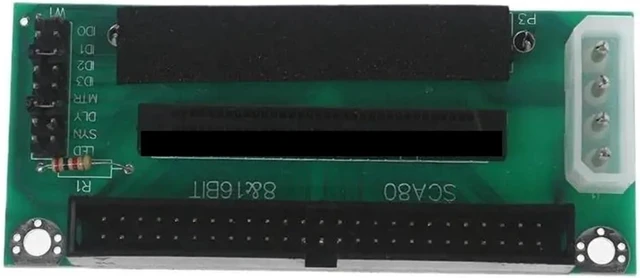 Main image of K43B SCSI SCA 80 Pin to 68Pin to 50 Pin IDE Hard Disk Adapters Transmit Data