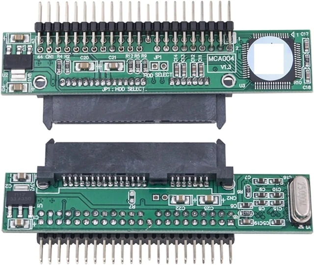 Alt view image 3 of 3 - 2.5in to IDE HDD Riser Card Hard Drive Converter Card 7+15-Pin Female to 44-Pin Male 150MB/s Support ATA 66/100/133