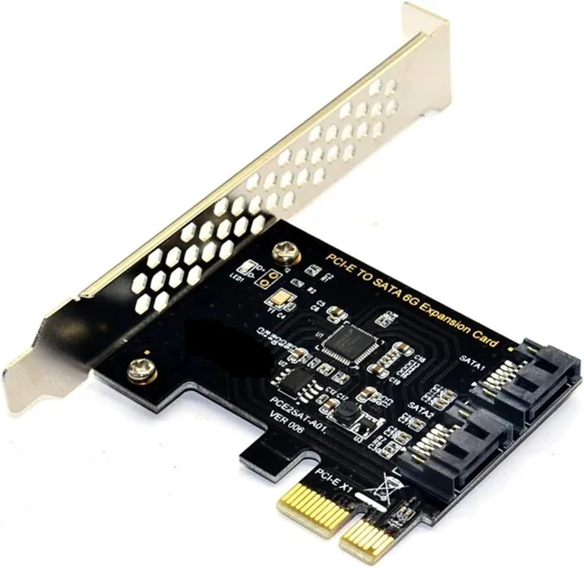 Main image of Mining PCIE PCI-E Adapter PCI Express 3 Controller Card 2 Port III 6Gb Adapter Expansion Card for Desktop PC