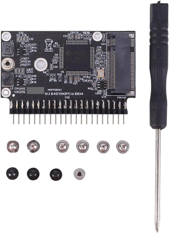 Alt view image 3 of 3 - M.2 IDE Adapter M.2 NGFF SSD to 2.5 IDE SSD Converter Adaptor Convertor for Notebook Laptop Desktop Computer and More