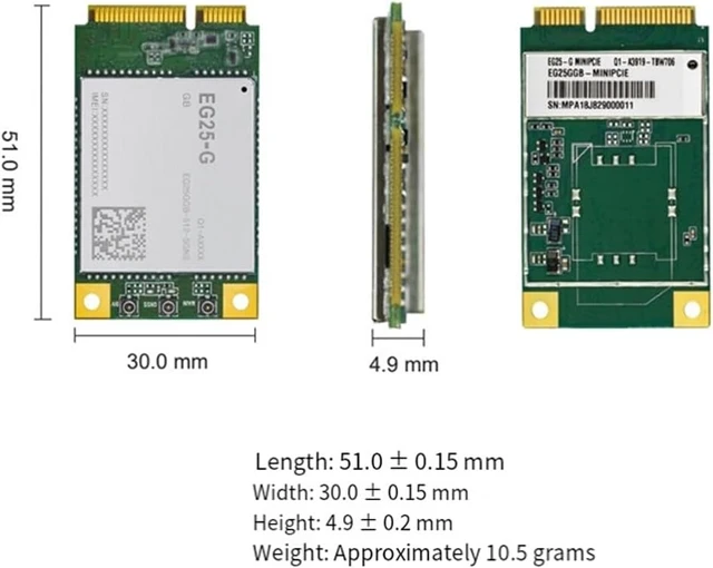 Alt view image 6 of 6 - LTE Cat4 PCIe Global Modem EG25-G USB Serial Drivers