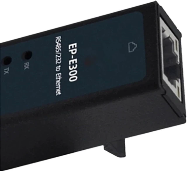 Alt view image 5 of 5 - E300 DIN Rail RS485 Modbus Gateway Serial to Ethernet Module
