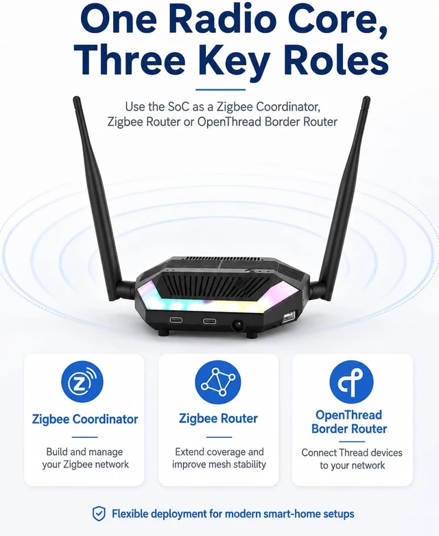 Alt view image 5 of 6 - SLZB-Ultima Zigbee Multiradio Multiperipheral Smart Coordinator Thread Matter Adapter LTE Ethernet