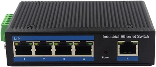 Main image of Compactly 5 Port Gigabit Metal Switcher with 5000V Industrial Protections and Reliabled Data Transmission