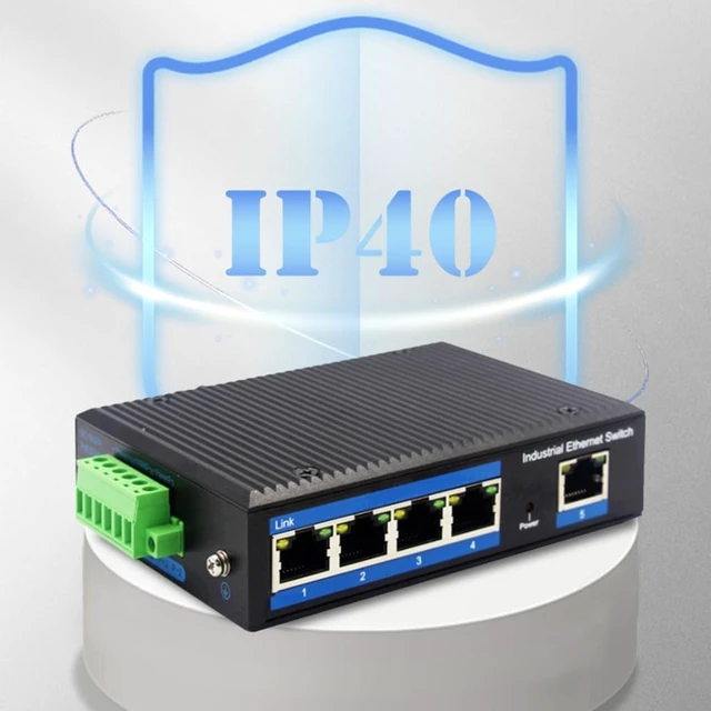 Alt view image 3 of 7 - Compactly 5 Port Gigabit Metal Switcher with 5000V Industrial Protections and Reliabled Data Transmission