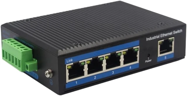 Alt view image 7 of 7 - Compactly 5 Port Gigabit Metal Switcher with 5000V Industrial Protections and Reliabled Data Transmission