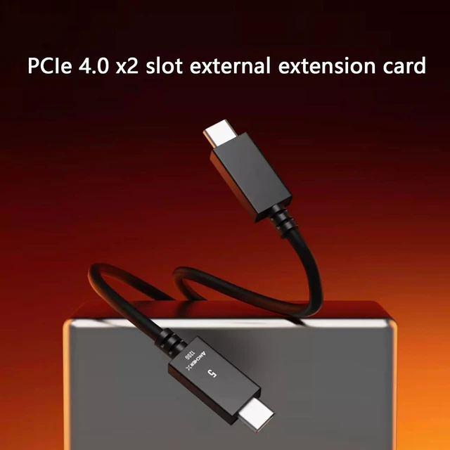 Alt view image 7 of 7 - PCIE4.0 X 2 External PCIe Slot Extension Kit with a Cable-Linked