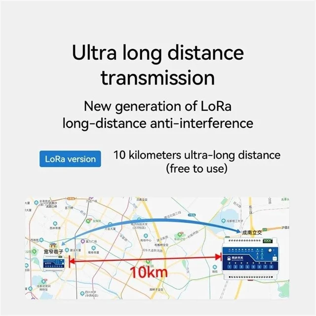 Alt view image 3 of 5 - 433MHz Lora 2 Way Switch Input and Output E860-DTU(2020-400SL)