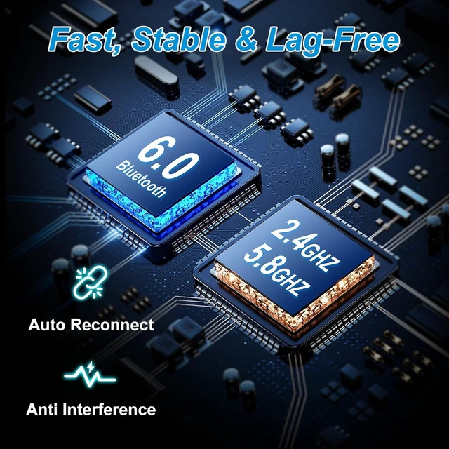 Alt view image 6 of 7 - 4-in-1 Wireless CarPlay & Android Auto Adapter
