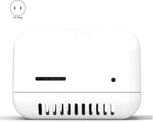 Alt view image 2 of 6 - Compatible with Universal A20M NP330 Mini USB 2.0 Print Server, 100Mbps RJ45 Network Printer Sharing Adapter with US Power Plug