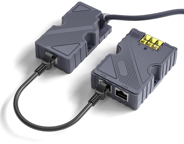 Alt view image 3 of 7 - Schimer High Efficiency GigE PoE Injector 150W with DC Converter