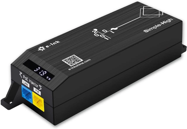 Main image of 60W PoE Injector Gigabit with LED Display
