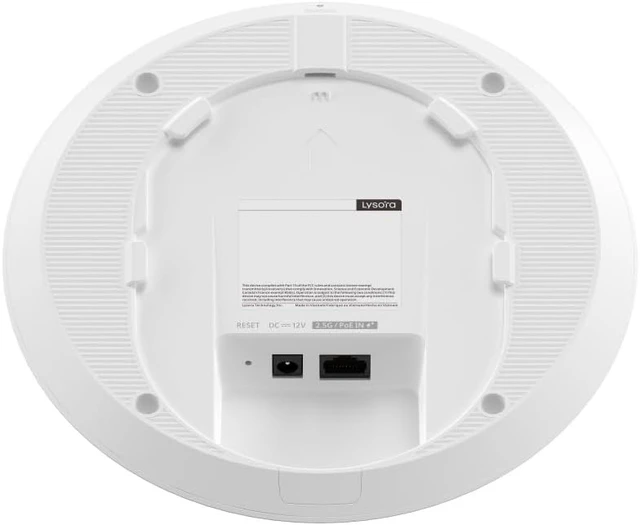 Alt view image 3 of 7 - Lysora L7Lite Wi-Fi 7 BE3600 Dual-Band Ceiling Mount Access Point