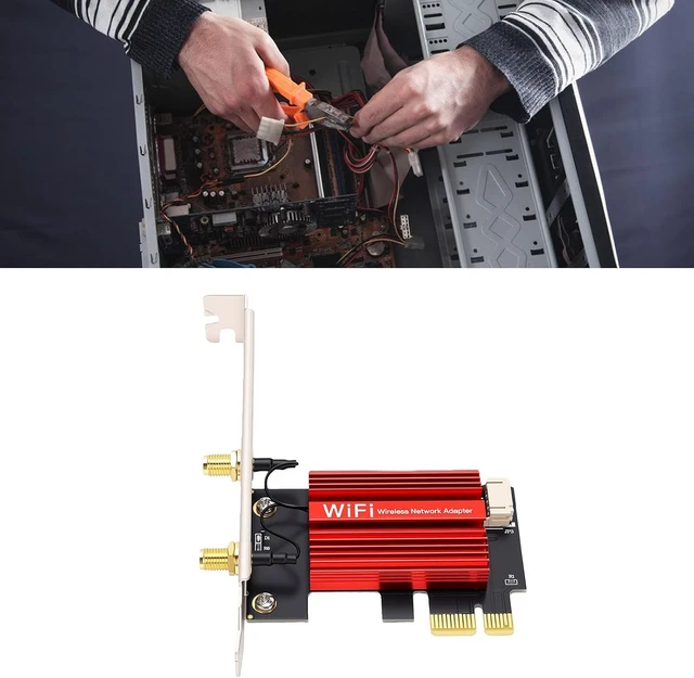 Alt view image 4 of 7 - Bewinner WiFi 7 Wireless Card Tri Band 5.8 Gbps M.2 Adapter for PC 11