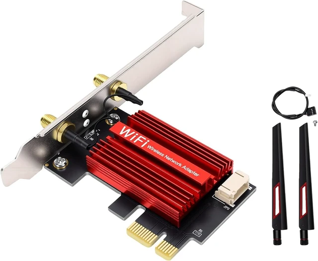 Alt view image 7 of 7 - Bewinner WiFi 7 Wireless Card Tri Band 5.8 Gbps M.2 Adapter for PC 11