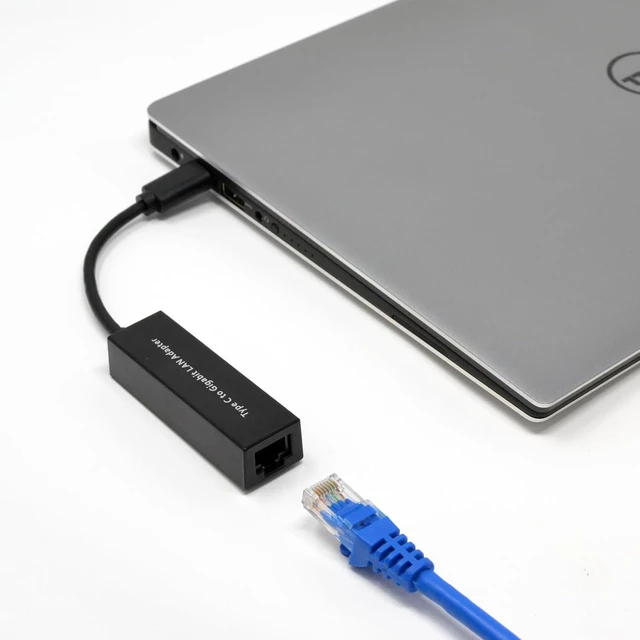 Alt view image 5 of 6 - USB-c (Type C 3.1) to rj45 Gigabit Ethernet LAN Network Adapter