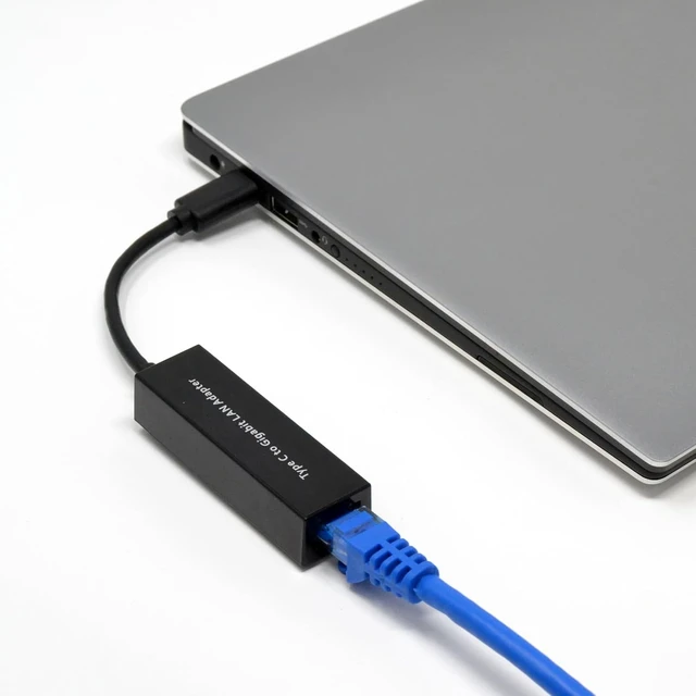Alt view image 6 of 6 - USB-c (Type C 3.1) to rj45 Gigabit Ethernet LAN Network Adapter
