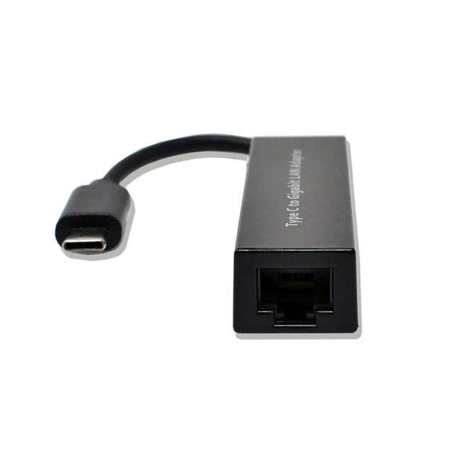 Alt view image 3 of 6 - USB-c (Type C 3.1) to rj45 Gigabit Ethernet LAN Network Adapter