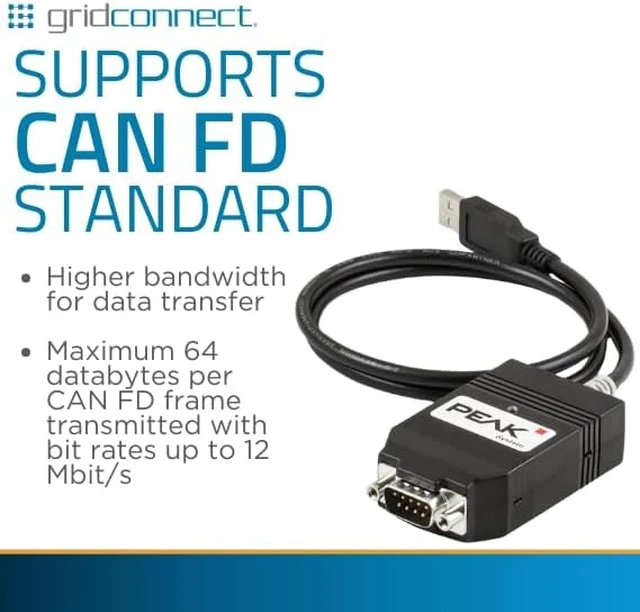 Alt view image 4 of 5 - GRIDCONNECT CAN USB FD Adapter (GC-CAN-USB-FD) - MPN: IPEH-004022