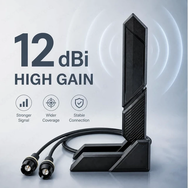 Alt view image 6 of 7 - WiFi 7 Antenna for Asus ROG/TUF/Prime/X870/Z890/B850 Wi-Fi Moving Antennas