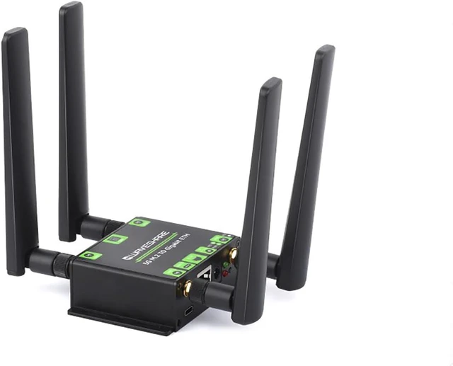 Main image of 5G M.2 to Gigabit ETH Converter 5G M.2 to USB3.1 Aluminum Alloy Case Quad Antennas Supports 5G modules with M.2 (NGFF) Key B Interface Wall-Mount Support
