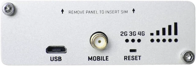 Alt view image 2 of 7 - Teltonika TRB140003000 Model TRB140 Industrial LTE Gateway; For Europe, the Middle East, Africa, Korea, Thailand, India, and Malaysia Operators Only; 4G/LTE, 3G and 2G Connectivity; Ethernet Interface