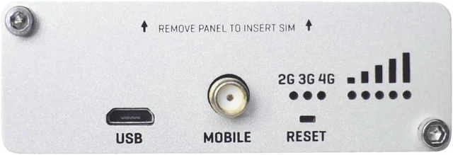 Alt view image 3 of 7 - Teltonika TRB140003000 Model TRB140 Industrial LTE Gateway; For Europe, the Middle East, Africa, Korea, Thailand, India, and Malaysia Operators Only; 4G/LTE, 3G and 2G Connectivity; Ethernet Interface