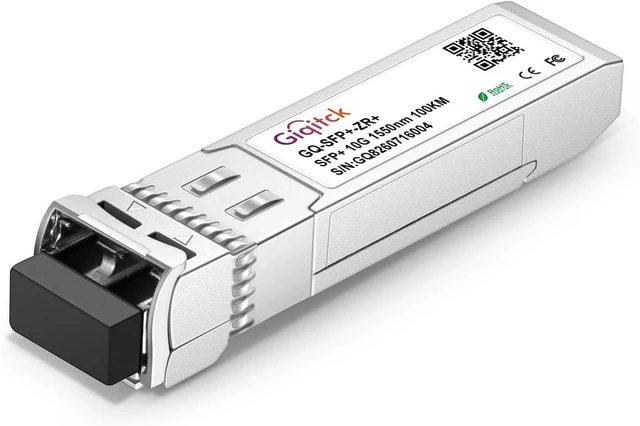 Main image of 10GBASE-ZR+ SFP+ Module 100KM 1550nm Single Mode SFP DDM LC Transceiver 1pc