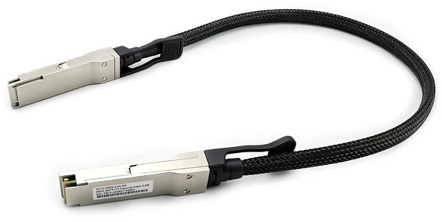 Main image of 0.5m/1.64ft 400G QSFP112 to QSFP112 DAC Cable Compatible with NVIDIA DGX Spark & Other GB10 AI Systems, 30AWG Passive Direct Attach Copper Twinax, 400G Ethernet INFINIBAND Stacking Cable