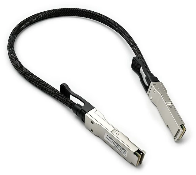 Alt view image 2 of 6 - 0.5m/1.64ft 400G QSFP112 to QSFP112 DAC Cable Compatible with NVIDIA DGX Spark & Other GB10 AI Systems, 30AWG Passive Direct Attach Copper Twinax, 400G Ethernet INFINIBAND Stacking Cable