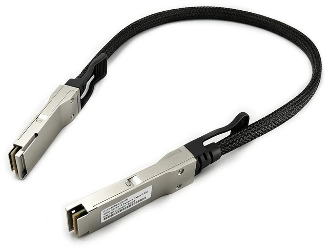 Alt view image 4 of 6 - 0.5m/1.64ft 400G QSFP112 to QSFP112 DAC Cable Compatible with NVIDIA DGX Spark & Other GB10 AI Systems, 30AWG Passive Direct Attach Copper Twinax, 400G Ethernet INFINIBAND Stacking Cable