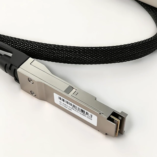 Alt view image 5 of 6 - 1m/3.28ft 400G QSFP112 to QSFP112 DAC Cable Compatible with NVIDIA DGX Spark & Other GB10 AI Systems, 30AWG Passive Direct Attach Copper Twinax, 400G Ethernet INFINIBAND Stacking Cable