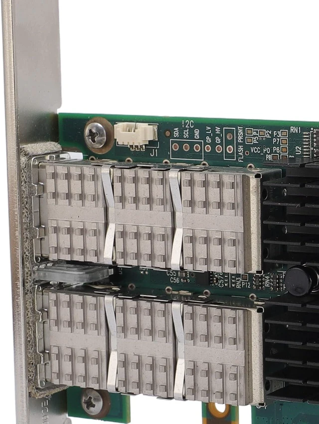 Alt view image 7 of 7 - 40Gb Ethernet PCIe Card,40GbE Dual Port PCIe Express 3.0 X8 Gigabit Network Card Ethernet Adapter Fit for QSFP Series,Low Profile