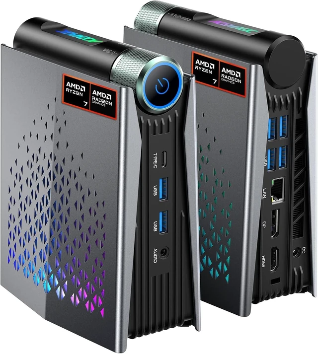 Main image of ACEMAGICIAN S3A Gaming Mini PC, Ryzen 7 H 255 (Up to 4.9GHz, 8C/16T), Radeon 780M Graphics, 16GB RAM, 512GB PCIe4.0 SSD, Mini Desktop Computer for Content Creation, Programming, Gaming & Home Office