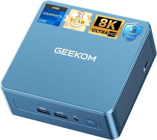 Main image of GEEKOM IT12 Mini PC,Intel i3-12300HE(Beats i7-1185G7),8GB RAM(Up to 96GB)