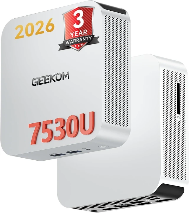 Main image of GEEKOM A5 Pro Office AI Mini PC AMD Ryzen5 7530U(Beat 7430)16GB RAM1TB SSD