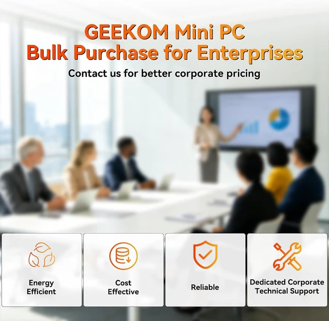 Alt view image 6 of 7 - GEEKOM A5 Pro Premium Small PC,AMD Ryzen5 7530U|16GB RAM(96GB Max)+1TB SSD